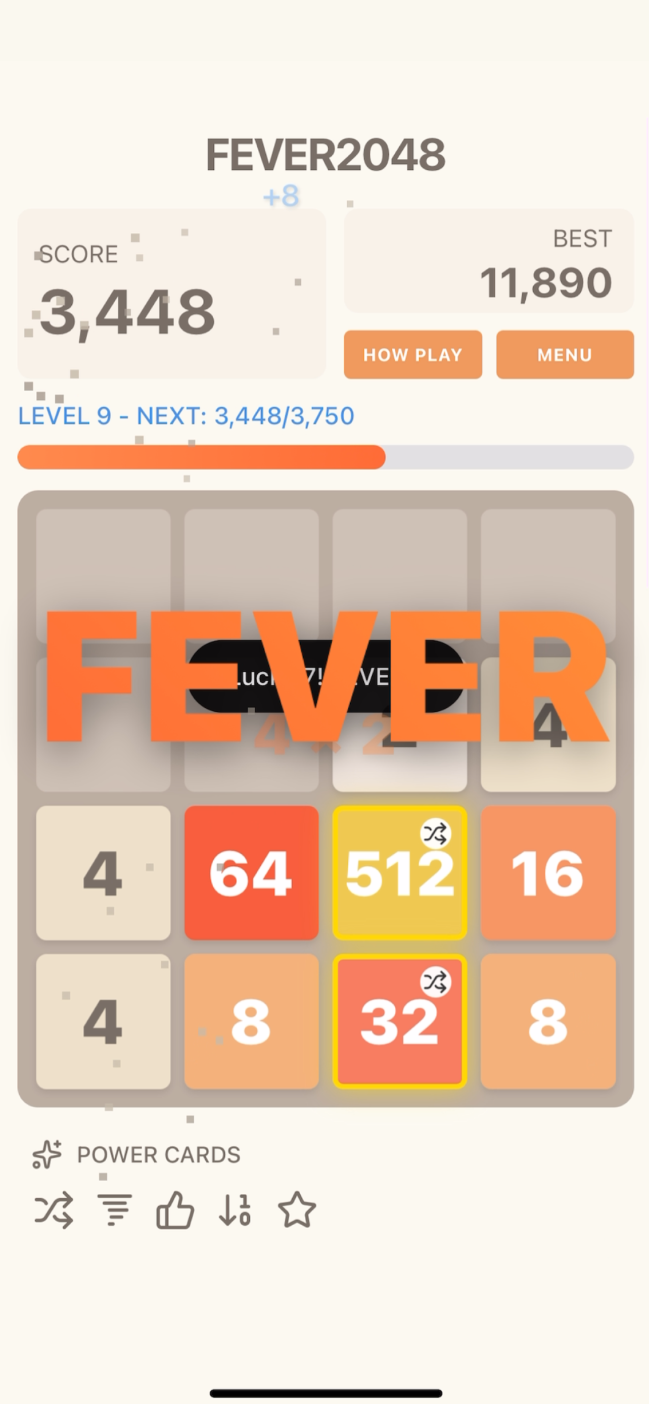 FEVER2048 Screenshot 1